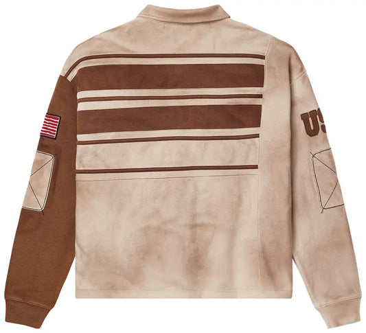 Vale Forever Chocolate Classic Rugby L/S Tee Brown