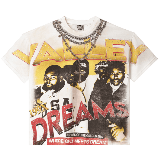 Vale Forever Golden Chambers Bling Tee White