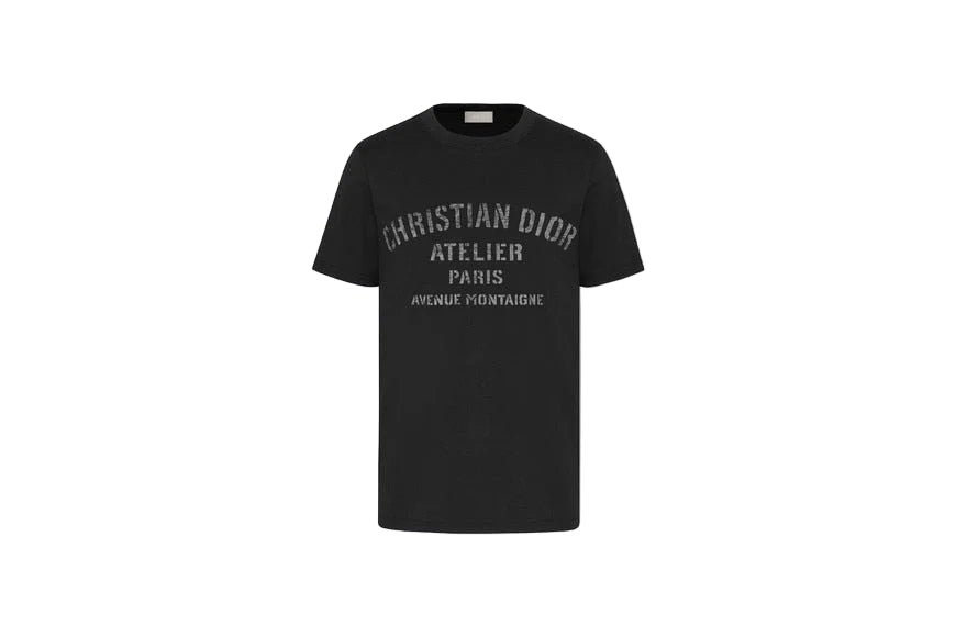 Dior Christian Dior Atelier Oversized Tee Black (Pre-Owned)