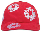 Denim Tears The Cotton Wreath Cap 'Red'-Headwear-Empxre Boutique
