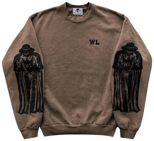 Warren Lotas Duster and Rifle Sweatshirt Brown