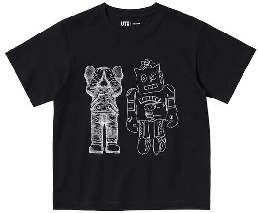 KAWS x Warhol Graphic Tee Black/White