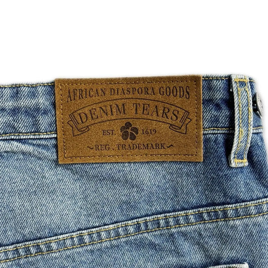 Denim Tears Laser Wreath Denim Short
