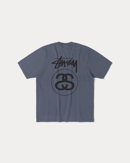 Stussy Stock Link Tee Pigment Dyed Navy-Empxre Boutique