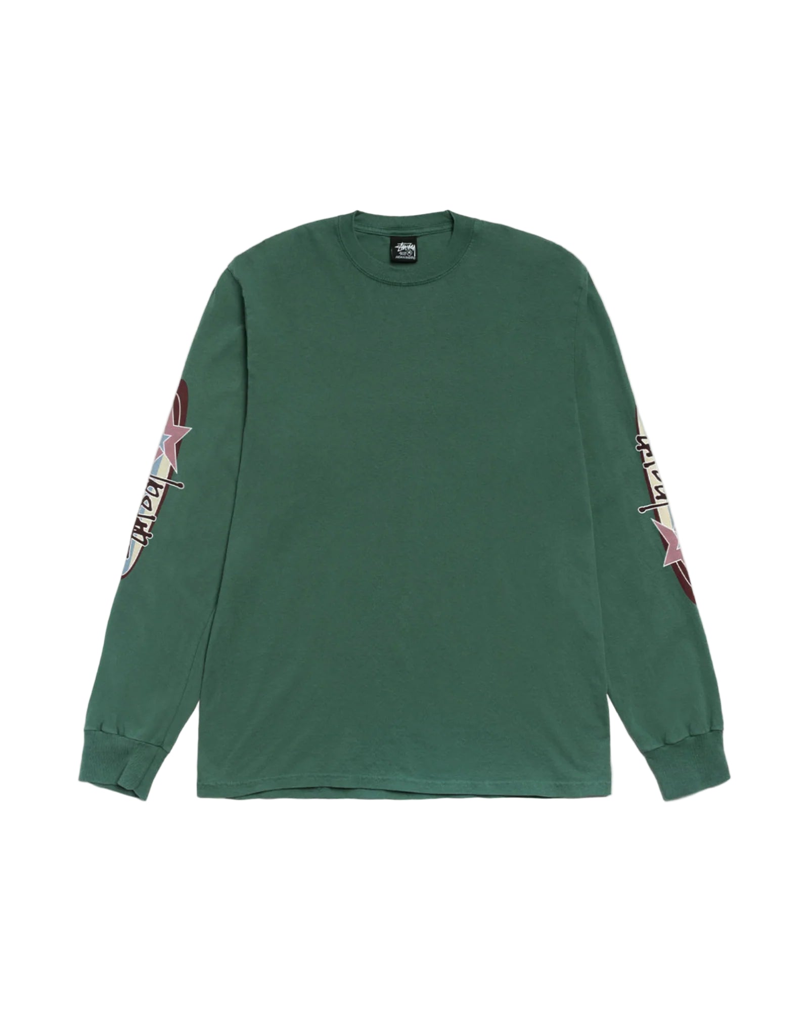 Stussy Two Star Pigment Dyed Pine L/S Tee-Empxre Boutique