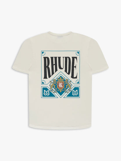 Rhude Card Tee Beige