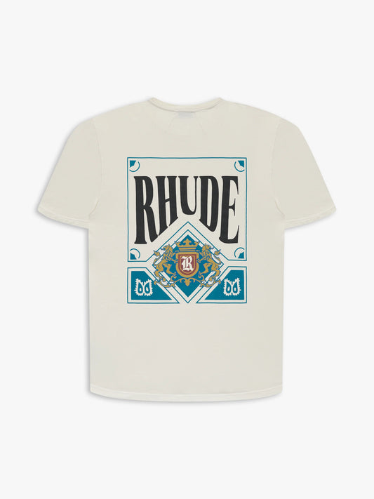 Rhude Card Tee Beige
