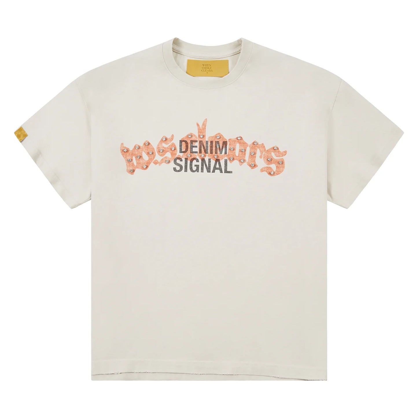 When Smoke Clears Denim Signal Diamond Tee-Empxre Boutique