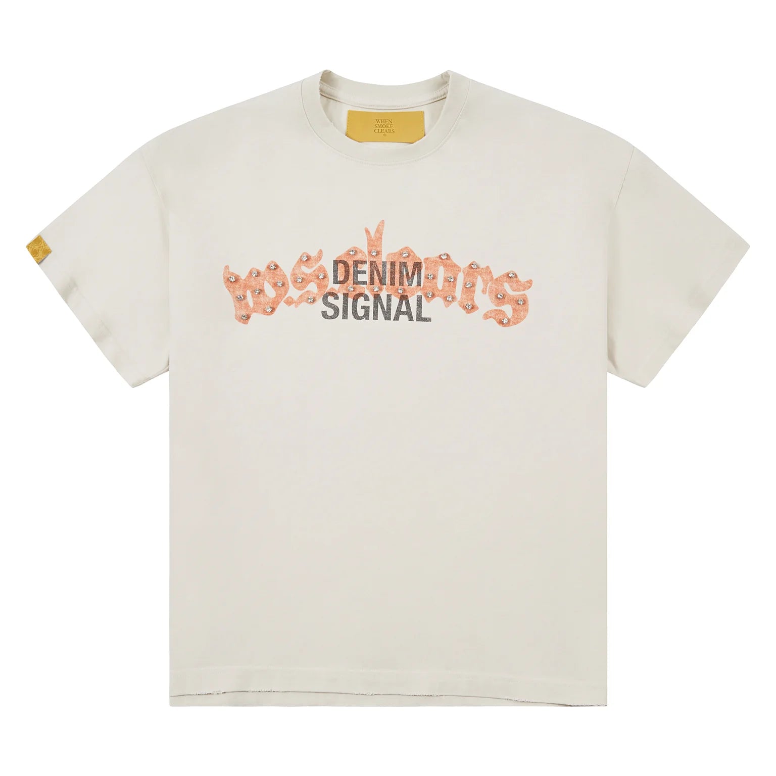 When Smoke Clears Denim Signal Diamond Tee-Empxre Boutique