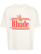 Rhude Rossa Beige Tee Cream-Empxre Boutique