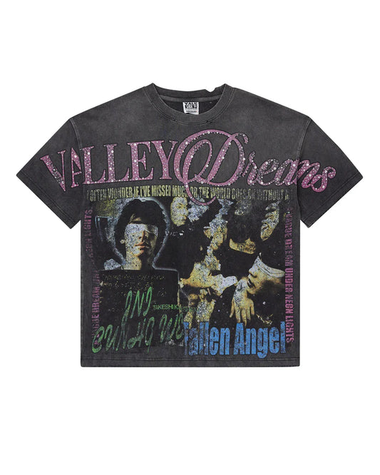 Vale Forever Fallen Bling Tee Grey