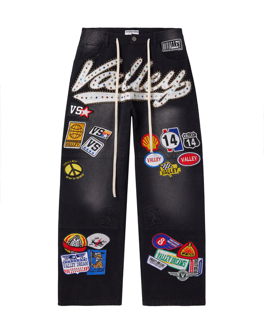Vale Forever Black 1980's Painters Jeans