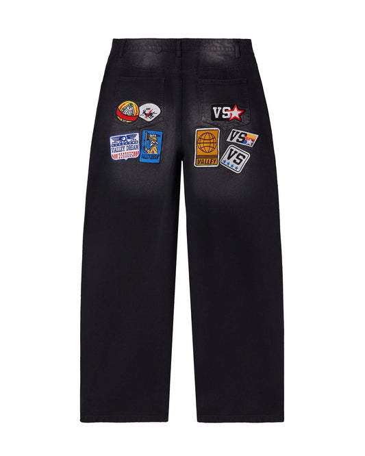 Vale Forever Black 1980's Painters Jeans