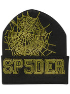 Sp5der Web Beanie Black/Gold-Empxre Boutique