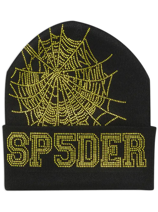 Sp5der Web Beanie Black/Gold
