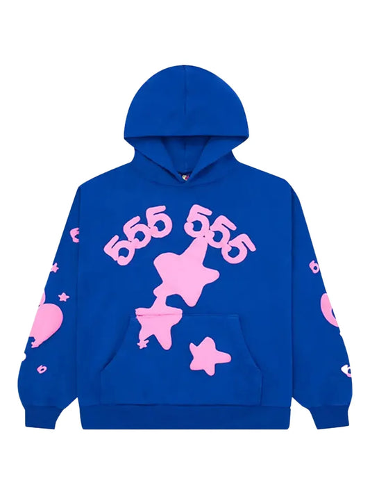 Sp5der Blue Beluga Hoodie-Empxre Boutique