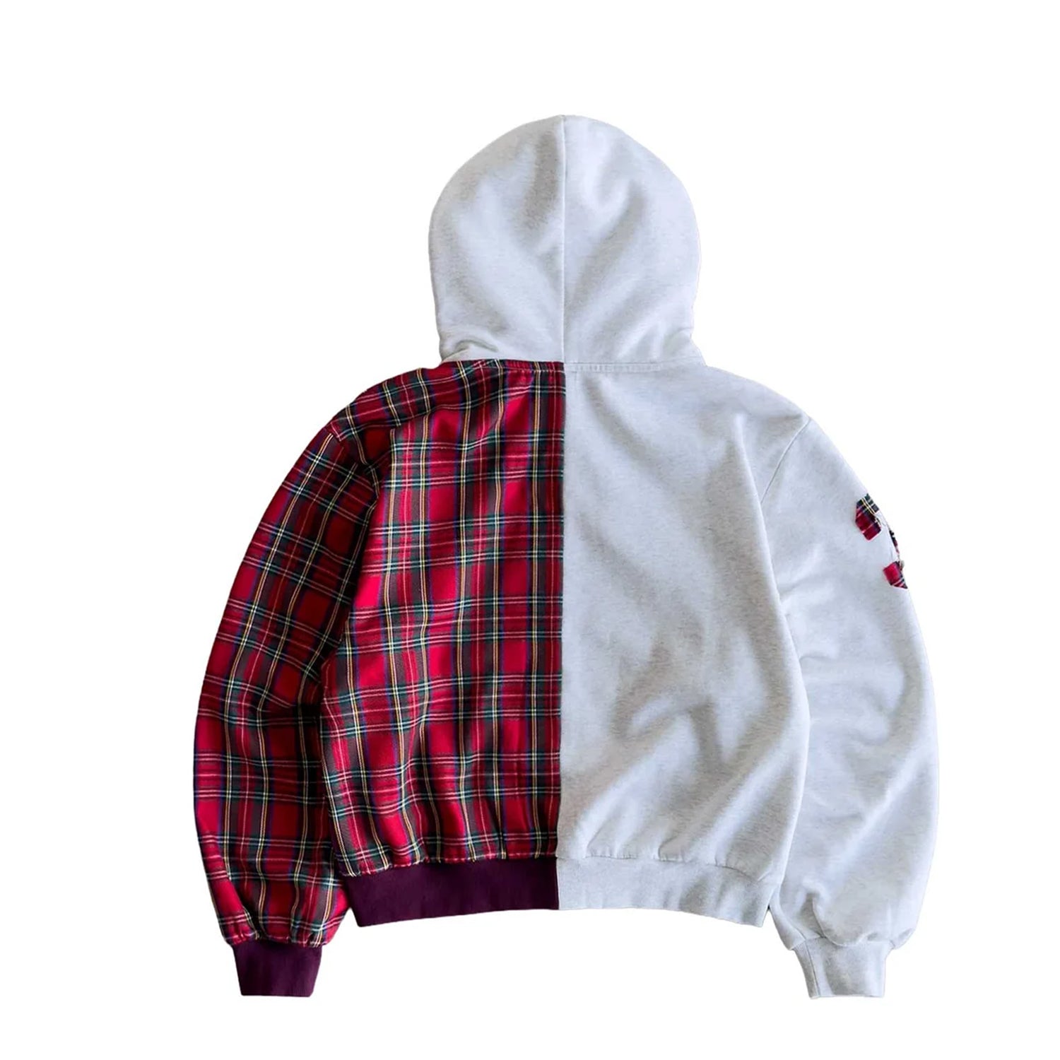 Bravest Studios Half Plaid Zip Hoodie – Empxre Boutique