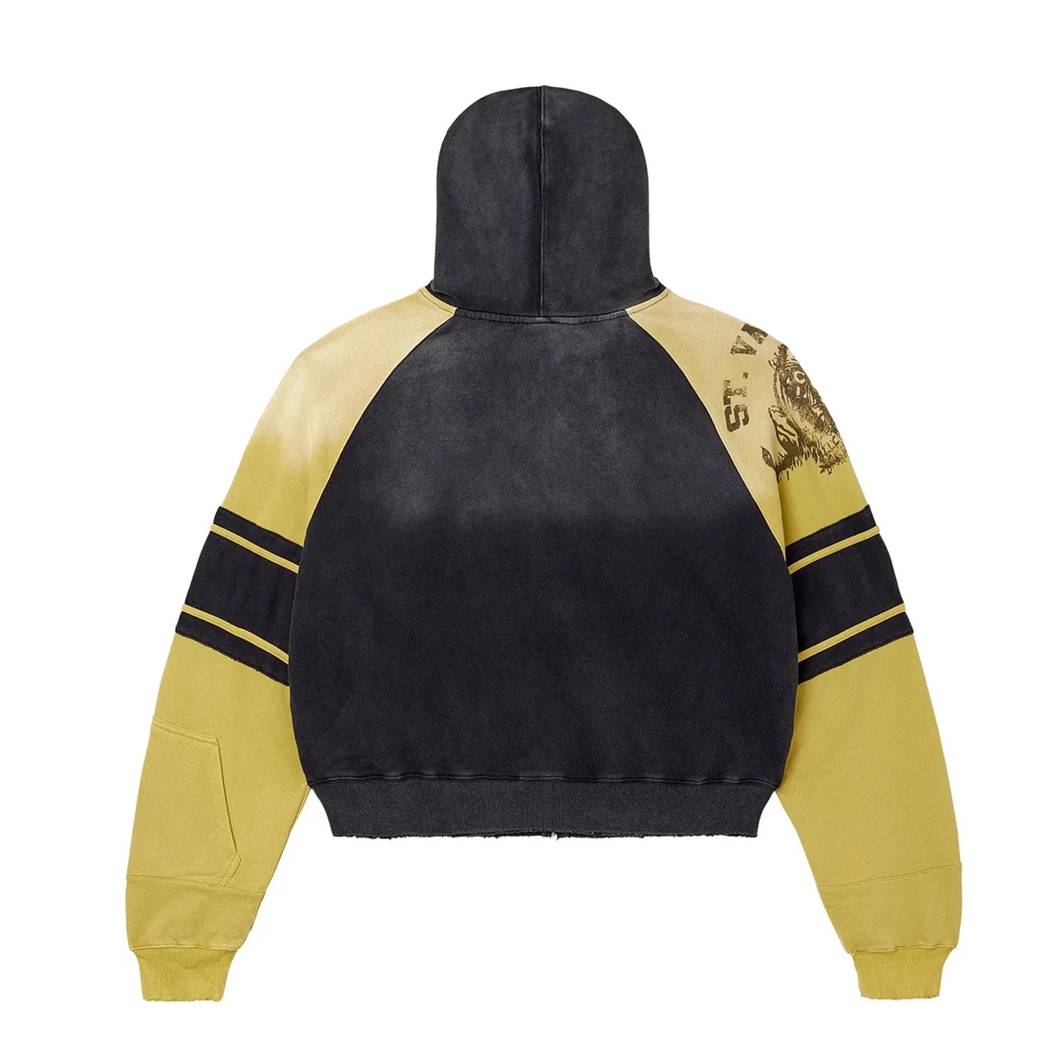 Vale Forever Lethal Zip Black Yellow Zip Up Hoodie – Empxre Boutique