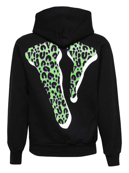 Vlone x Dennis Rodman Cheetah Hoodie Black