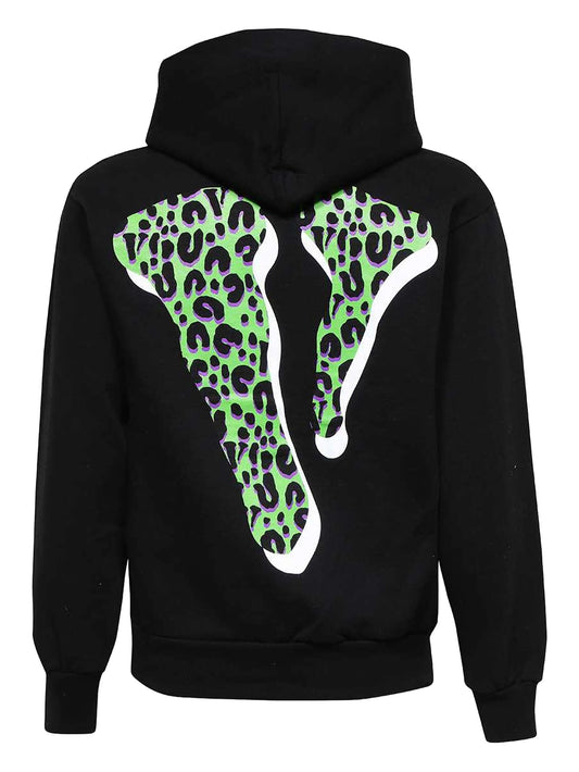 Vlone x Dennis Rodman Cheetah Hoodie Black