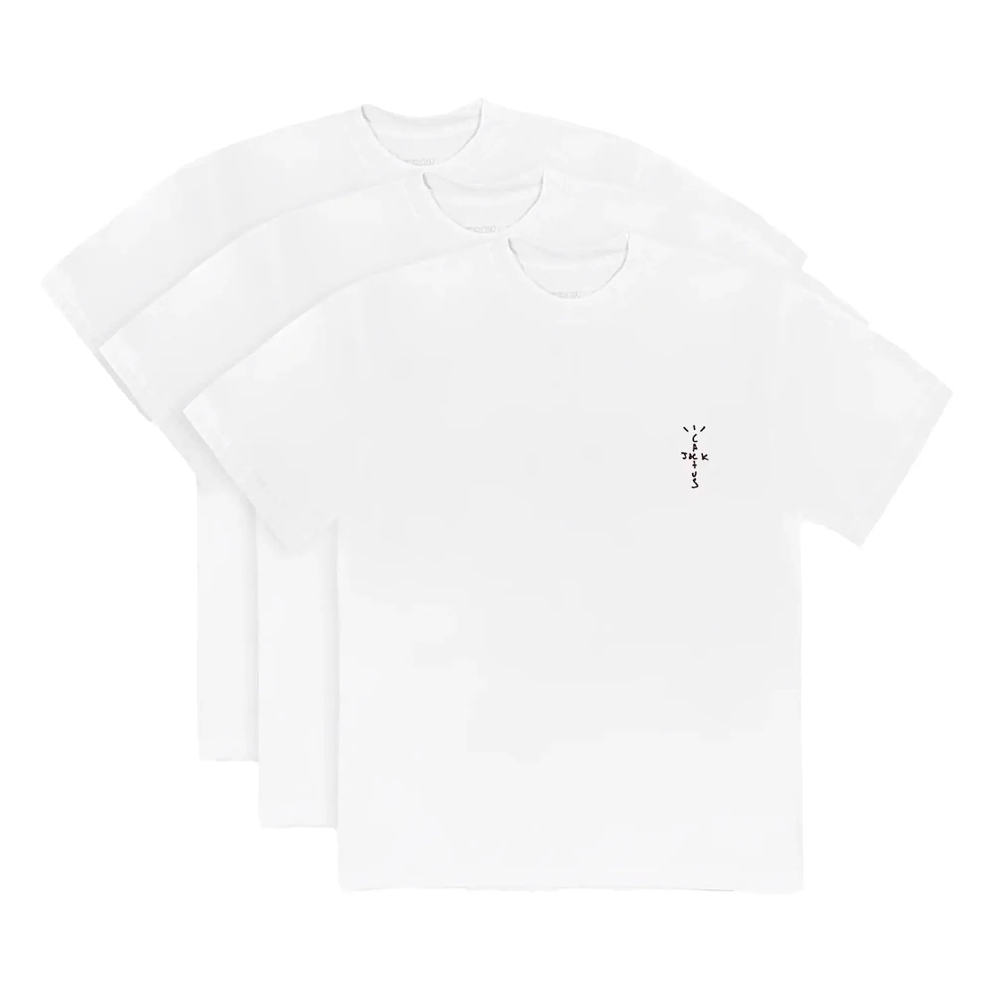 Travis Scott Cactus Jack 3 Pack Tee White-Empxre Boutique