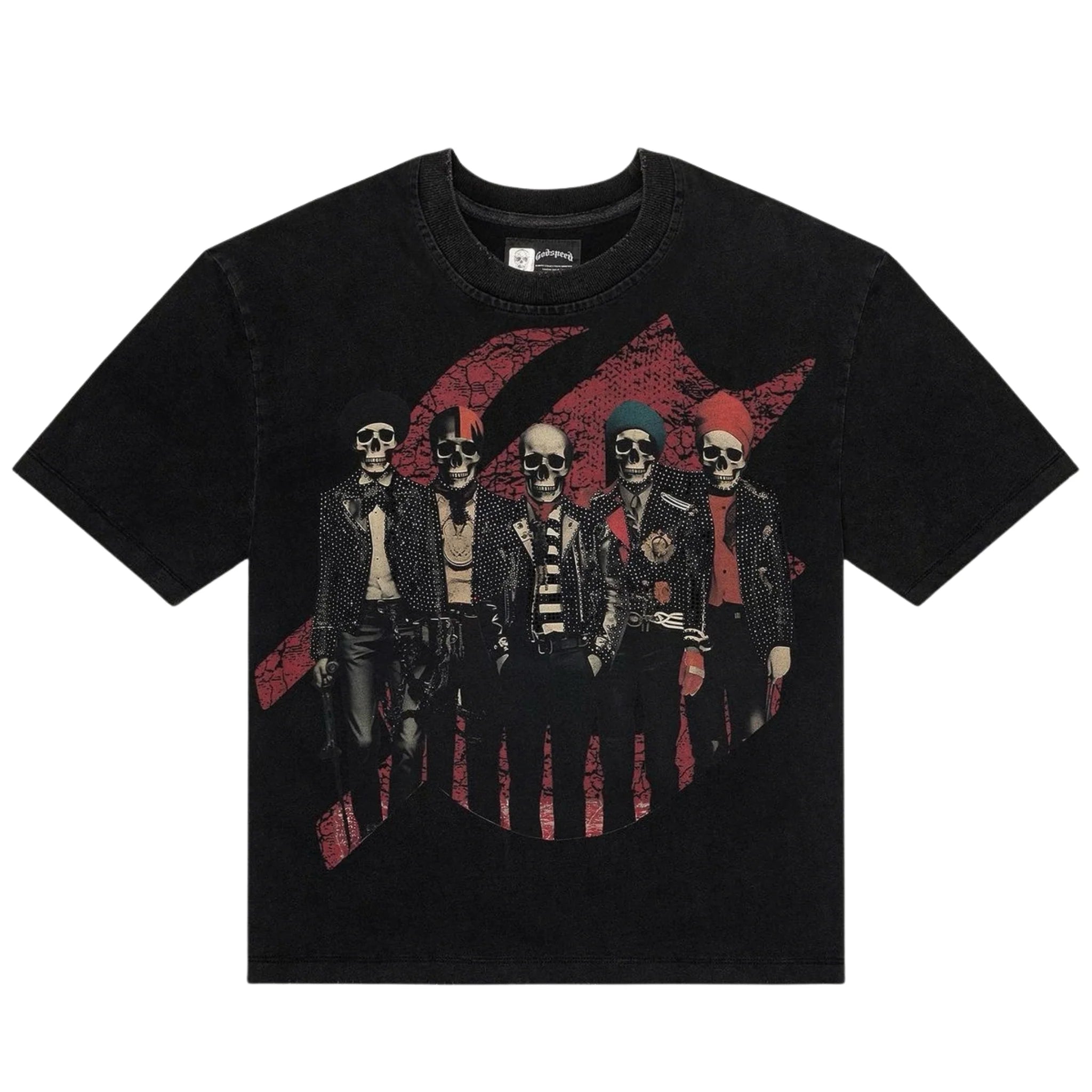 Godspeed Guitar Heros Studed T-Shirt Black