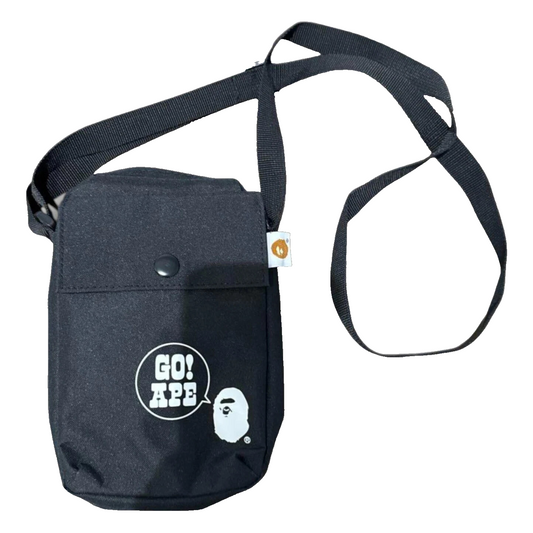 BAPE Go Ape Black Shoulder Bag-Empxre Boutique