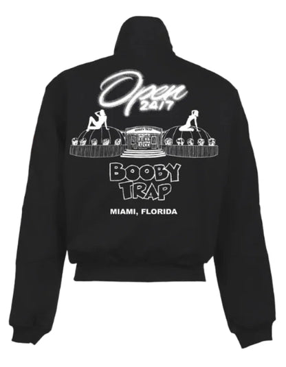 Triple Sevens Booby Trap Nylon Player Zip Up Black