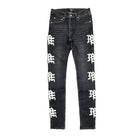 Mixed Emotion Monogram Denim Black Wash-Empxre Boutique