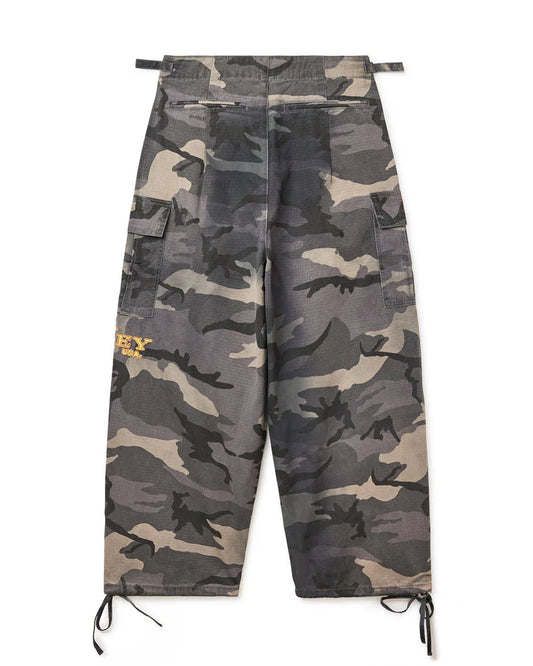 Vale Forever VA-1 BLACK CAMO Cargo Pants Stone Wash