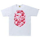 Bape ABC Camo Big Ape Head Tee White/Pink-Empxre Boutique