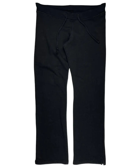 Chrome Hearts Vintage Flared T-Bar Logo Sweatpants Black