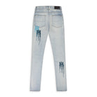 Amiri Light Indigo MA Drip Skinny Jeans-Empxre Boutique