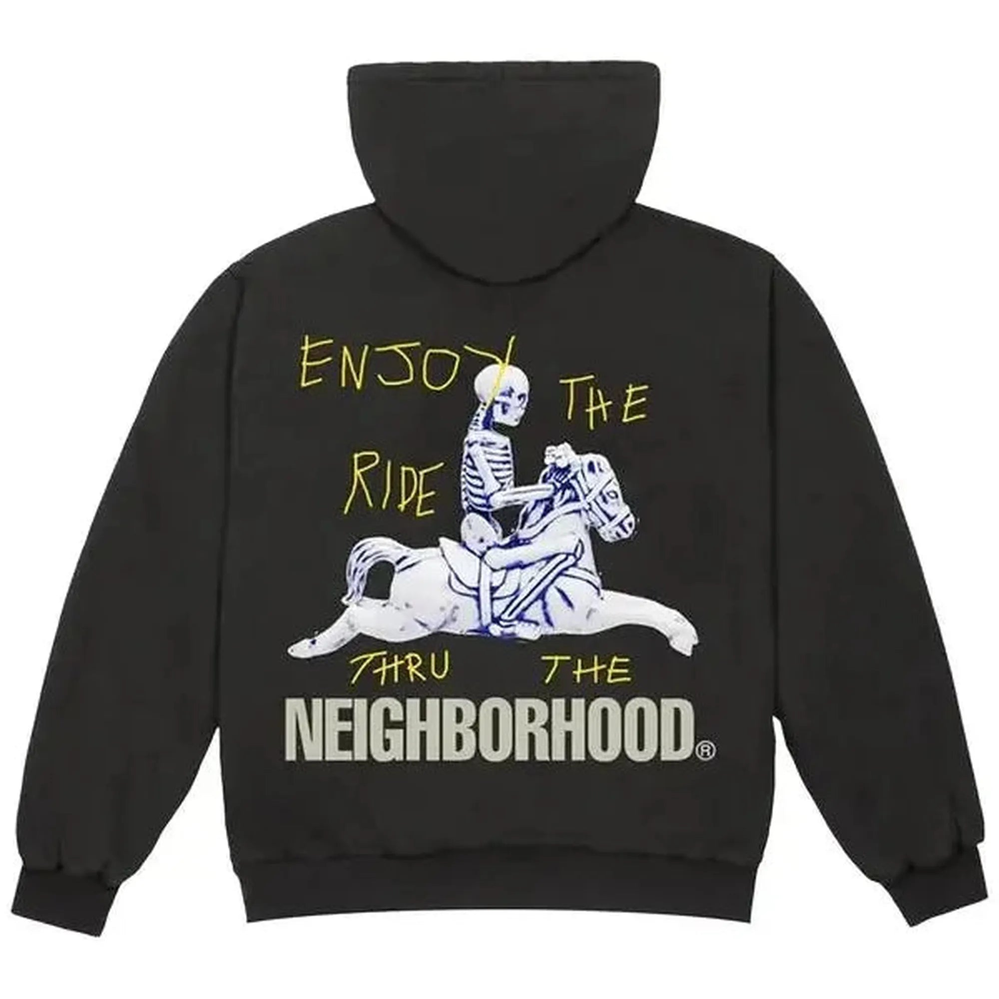 Cactus Jack by Travis Scott x Neighborhood Carousel Hoodie Black-Empxre Boutique