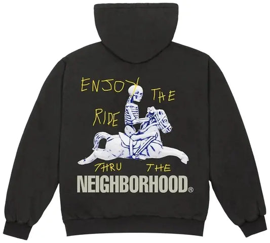 Cactus Jack by Travis Scott x Neighborhood Carousel Hoodie Black