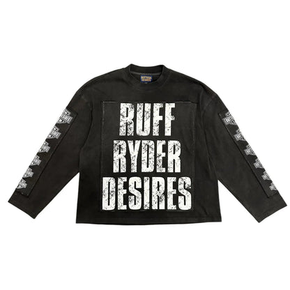 Bottega Desires Ruff Ryder L/S T-Shirt Black