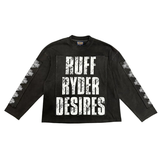Bottega Desires Ruff Ryder L/S T-Shirt Black