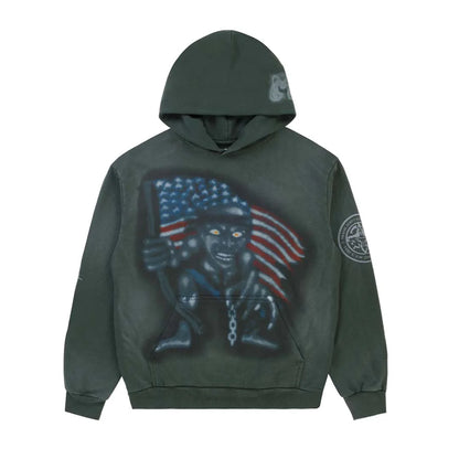 Travis Scott Met Life Hoodie II Washed Green