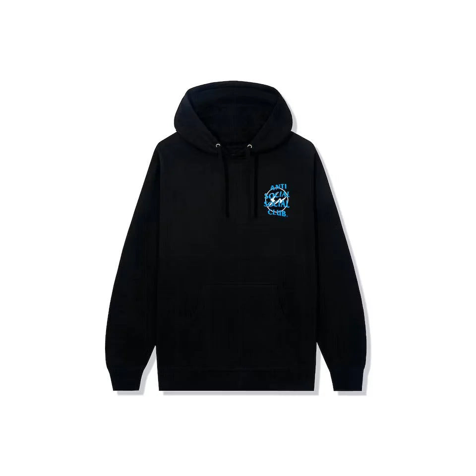Anti Social Social Club x Fragment Precious Petals Hoodie Black Blue-Empxre Boutique