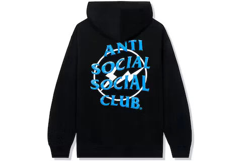 Anti Social Social Club x Fragment Precious Petals Hoodie Black Blue-Empxre Boutique