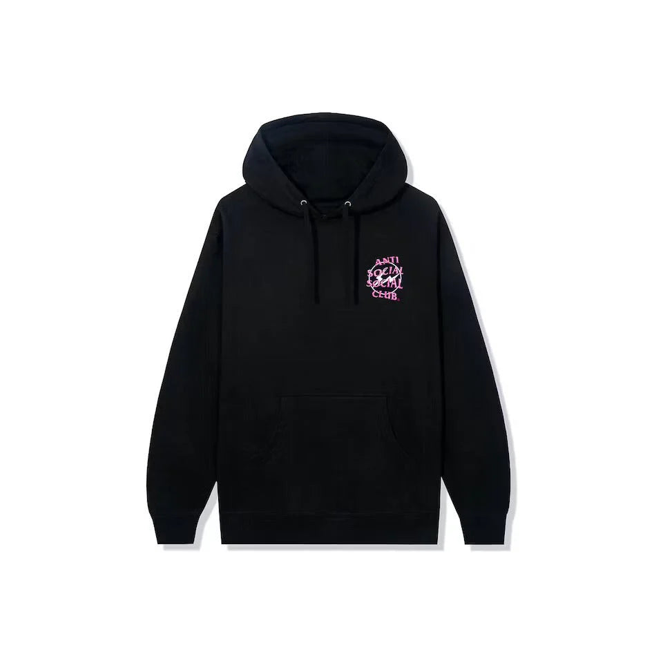 Anti Social Social Club x Fragment Precious Petals Hoodie Black Pink