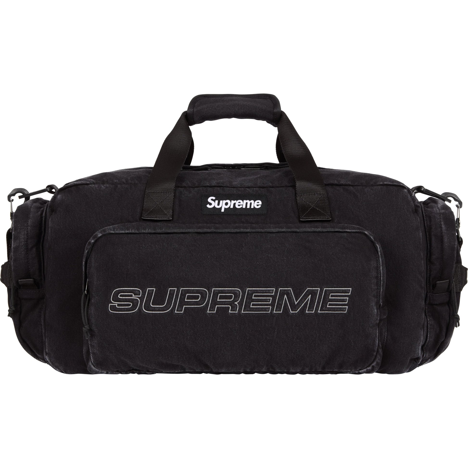 Supreme Denim Duffle Bag Black-Empxre Boutique
