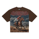 Godspeed Thoroughbred Tee Mocha-Empxre Boutique