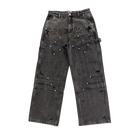 Floor 914 Triple Knee Black Denim-Empxre Boutique