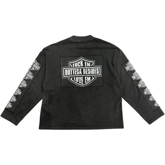 Bottega Desires Ruff Ryder L/S T-Shirt Black