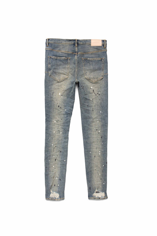 Purple Brand Mid Indigo Destroy Paint Blue