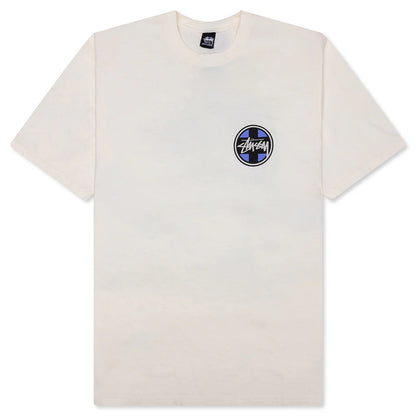 Stussy Cross Dot Pigment Dyed Tee Natural