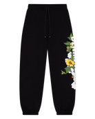 Denim Tears Floral Logo Sweatpant Black-Empxre Boutique
