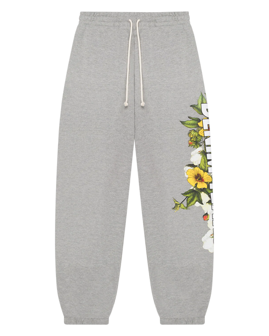 Denim Tears Floral Logo Sweatpant Grey