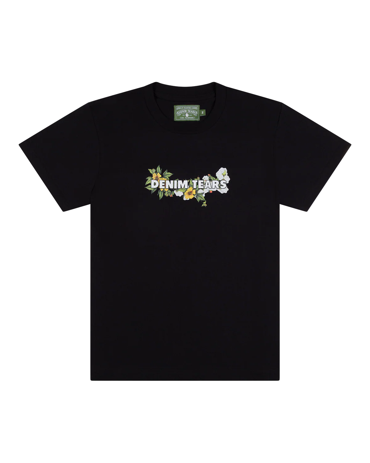 Denim Tears Logo Tee Black-Empxre Boutique